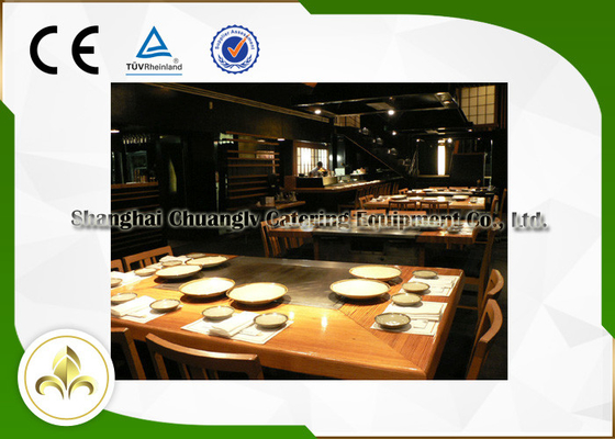 comprare Capacità giapponese professionale dei sedili della tabella 7 della griglia di Teppanyaki per i crostacei/verdura online manufacture