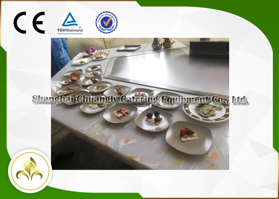 comprare Il ponte modella la griglia giapponese di Teppanyaki, GPL/Tabella della griglia di Hibachi gas naturale della conduttura fabbricazione online