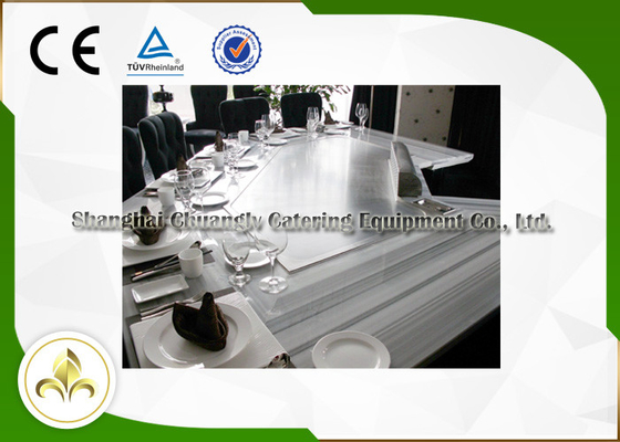 comprare Induzione giapponese su ordinazione della griglia di Teppanyaki/Hibachi elettrico Cooktop costruito in aeratore online manufacture