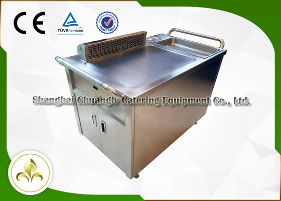 comprare Griglia mobile di Teppanyaki della cucina del BARBECUE su ordinazione con il precipitatore vapore/dello scarico online manufacture