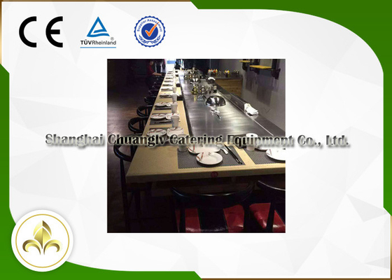 comprare Griglia pranzante giapponese sicura di tre stufe della Tabella all'aperto rettangolare di Hibachi online manufacture