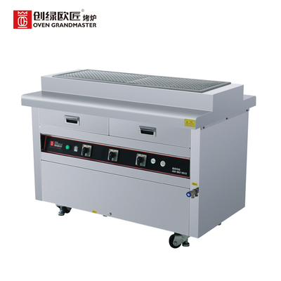 comprare Il barbecue elettrico commerciale che non dà fumo griglia l'attrezzatura della griglia del barbecue 380V online manufacture