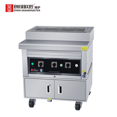 comprare Griglia che non dà fumo commerciale del barbecue del gas naturale della griglia 380V del barbecue di kebab online manufacture