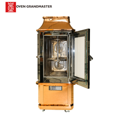 comprare La griglia del pollo di corrente d'aria calda lavora il forno a macchina del girarrosto del pollo del ristorante 17KW online manufacture