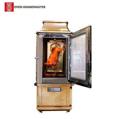 comprare la griglia del pollo 380V lavora il forno a macchina del girarrosto del pollo dei crostacei di corrente d'aria calda online manufacture