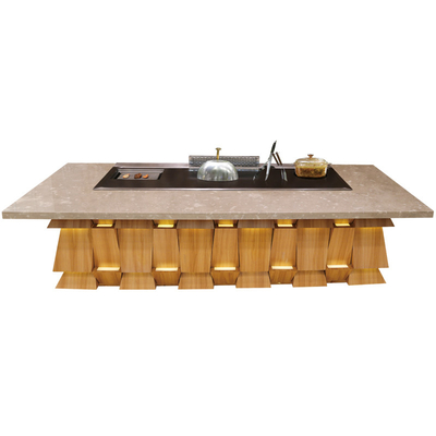 comprare 3 in 1 Tabella multifunzionale della griglia di Teppanyaki per il BARBECUE della minestra online manufacture