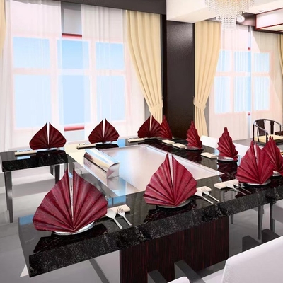 comprare Tabella della griglia di Teppanyaki dell'hotel del ristorante con la certificazione del CE online manufacture