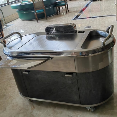 comprare Tabella mobile della griglia di acciaio inossidabile Hibachi della Tabella della griglia di Teppanyaki del gas online manufacture