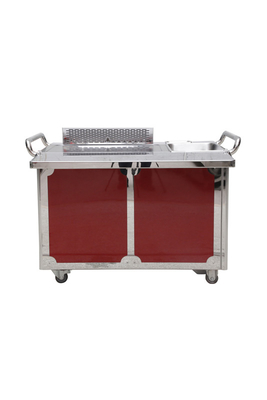 comprare Acciaio inossidabile di GREENARK TO29 giù la Tabella mobile della griglia di Teppanyaki dello scarico - gas online manufacture