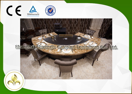 comprare Il fan del gas naturale della conduttura trasforma la tabella 8kw della griglia di Teppanyaki di 11 sedile fabbricazione online