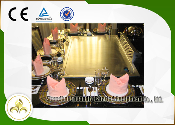 comprare Tabella elettrica di riscaldamento elettromagnetica della griglia di Teppanyaki dei sedili di rettangolo sette online manufacture