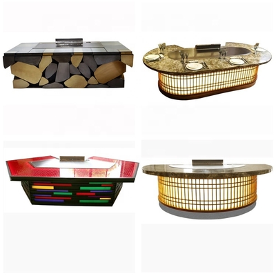 comprare Grill a gas Teppanyaki di qualità superiore Grill a superficie piatta Temperatura 50-300C online manufacture