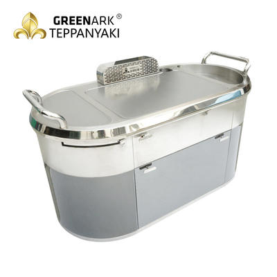 comprare Piatto ovale di Teppanyaki di acciaio inossidabile della griglia che non dà fumo del BARBECUE online manufacture