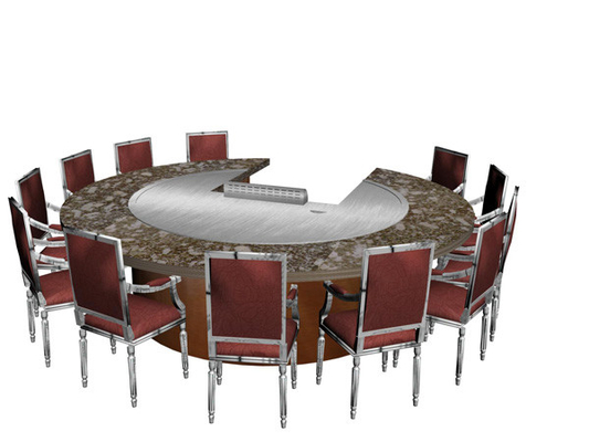 comprare Il cerchio di forma del cerchio di acciaio inossidabile di 12 sedili trasforma la tabella giapponese di Teppanyaki online manufacture
