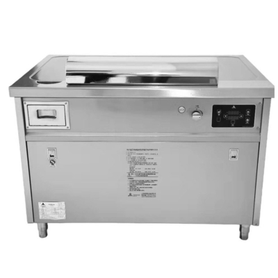comprare Tavolo da griglia in acciaio inossidabile rettangolare giapponese Teppanyaki costruito in griglia online manufacture
