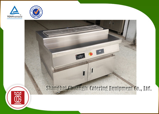 comprare Il barbecue commerciale di funzione universale che non dà fumo elettrica griglia il materiale di acciaio inossidabile online manufacture