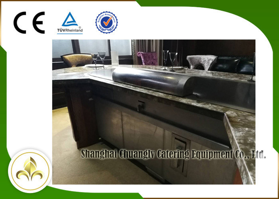 comprare Tabella giapponese della griglia di Teppanyaki del riscaldamento a gas naturale, griglia elettrica del piano d'appoggio di Teppanyaki online manufacture