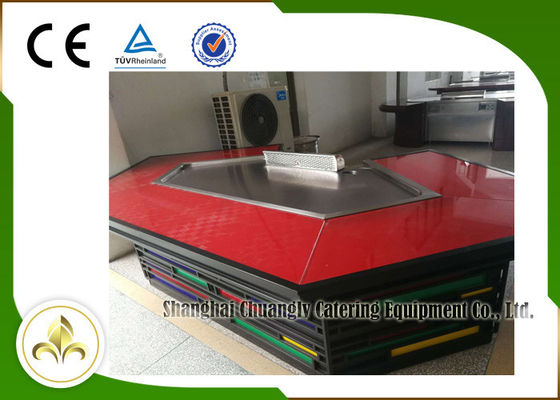 comprare Una metropolitana elettrica di 11 sedile che riscalda il materiale di acciaio inossidabile della Tabella della griglia di Teppanyaki online manufacture