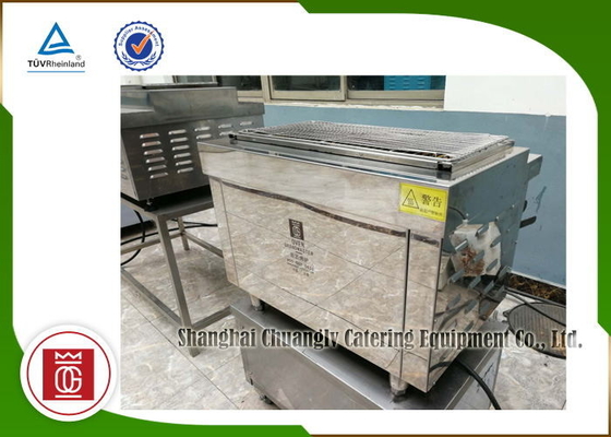 comprare Il barbecue commerciale elettrico di acciaio inossidabile griglia il piano d'appoggio con il Governo online manufacture