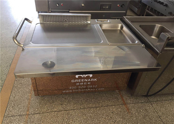 comprare Griglia giapponese di acciaio inossidabile Teppanyaki di rettangolo con controllo del termostato online manufacture