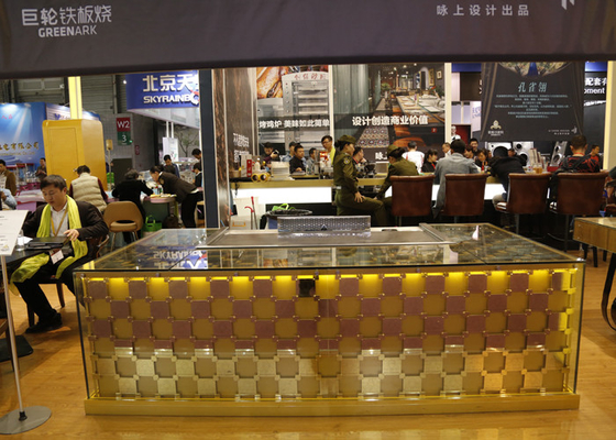 comprare Doppia induzione della metropolitana di Electricial della griglia di Teppanyaki del ristorante giapponese dei bruciatori online manufacture