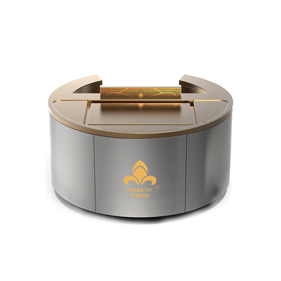 comprare Tavola Round Copper Teppanyaki può essere personalizzato in dimensioni e metodo di scarico fumo (secondo le esigenze)hibachi griglia online manufacture