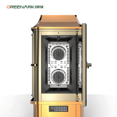 comprare Forno commerciale di circolazione ad aria calda professionale da 500L per la torrefazione di pollo anatra agnello maiale con certificazione CE ISO fabbricazione online