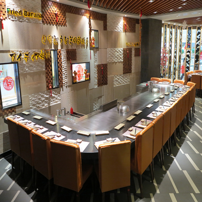 comprare Tavolo da griglia commerciale Teppanyaki 20mm Acciaio in lega 8000W fabbricazione online