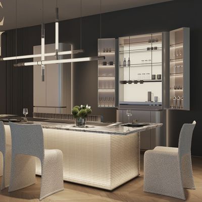 comprare Tailor-Made Teppanyaki Grill Table with Free Design Consultation and Advanced Ventilation Technology fabbricazione online