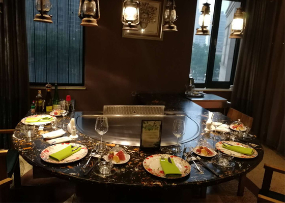 comprare Griglia giapponese di Teppanyaki dell'acciaio legato con il purificatore elettrostatico 8KW del vapore online manufacture