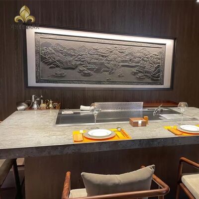 comprare Freestanding 5KW Teppanyaki Grill Table with 1 Year Warranty for Restaurants and Hotels fabbricazione online