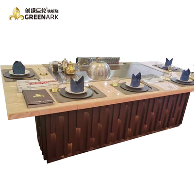 comprare Tabella della griglia di Teppanyaki del BARBECUE dell'acciaio inossidabile 304 elettrica/gas che non dà fumo online manufacture