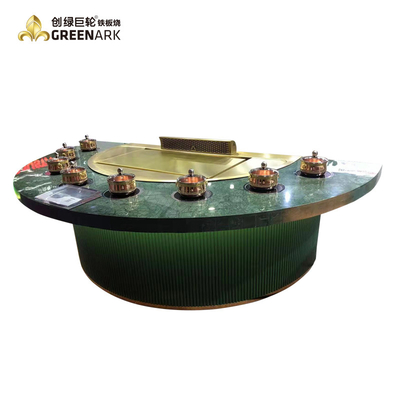 comprare Griglia elettromagnetica di acciaio inossidabile Teppanyaki Hibachi per la cucina commerciale online manufacture