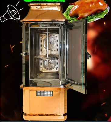 Ristorante Hotel Resort Display multifunzione ad aria calda Agnello, Costata, Pollo, Anatra Forno arrosto Grill Machine
