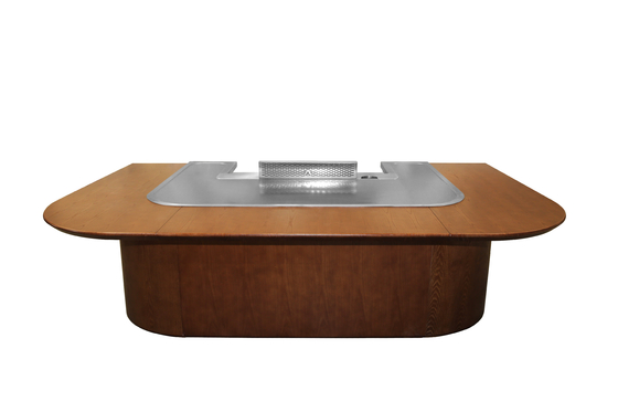 Griglia Teppanyaki elettrica a volta / Tavolo Teppanyaki in acciaio inossidabile 304
