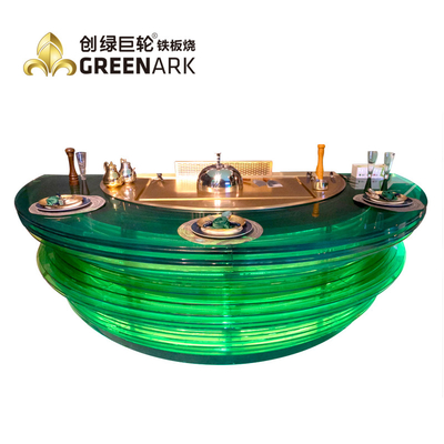 Griglia giapponese di Hibachi di 8 sedili, rame puro costruito nella griglia 380v/220V di Hibachi