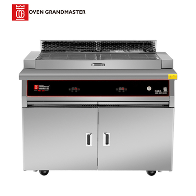 Griglia apribile di riscaldamento elettrica del BARBECUE 220V dell'attrezzatura commerciale del barbecue