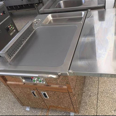 Il gas commerciale dell'attrezzatura del ristorante/piastre elettriche di induzione griglia la Tabella mobile di Teppanyaki