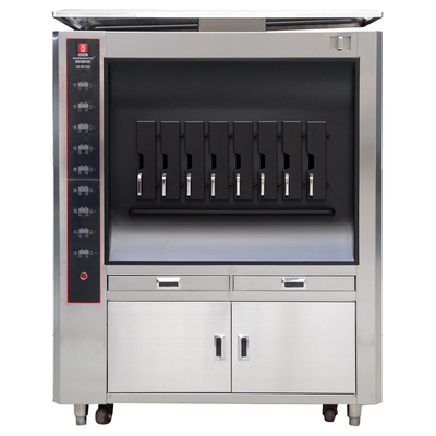 Macchina commerciale della griglia del pesce del GRANDE MAESTRO KD50 del FORNO - singoli strati 8 griglie elettriche
