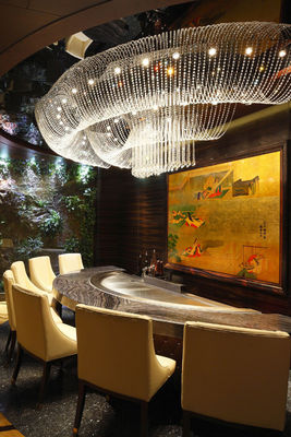 Tavolo a griglia Teppanyaki a forma di cerchio