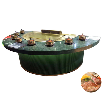 Arredamento personalizzato Ristorante Hibachi Grill Superficie di cottura piatta
