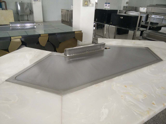 Griglia giapponese 2300*960*800mm di Teppanyaki del riscaldamento di acciaio inossidabile GPL di 11 sedile