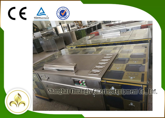 10 sedili Electromagnatic o forma giapponese di rettangolo della Tabella della griglia di Teppanyaki del riscaldamento di induzione