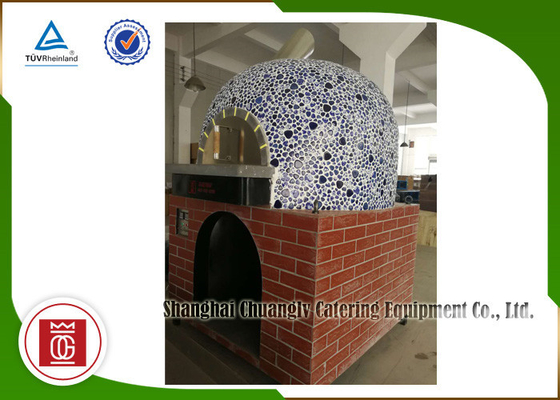 Piastra di base di Oven Ceramic Tiles Lava Rock della pizza dell'Italia del gas di Napoli, forno commerciale della pizza