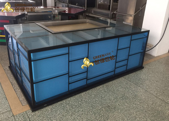 Tabella giapponese della griglia di Teppanyaki del riscaldamento elettrico di 1200mm per l'hotel/ristorante