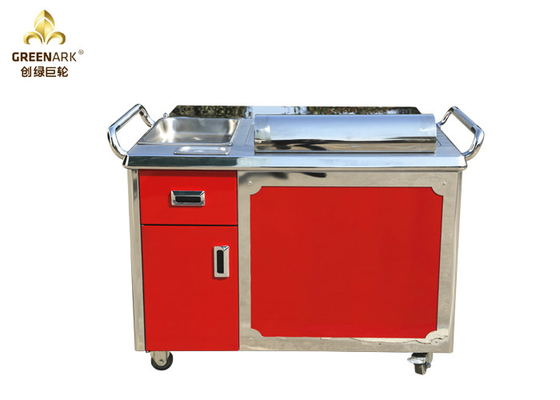 Tavolo grill Teppanyaki mobile Downdraft GREENARK - Gas