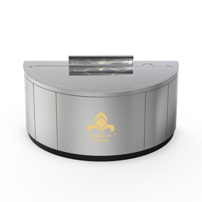 Tavolo di griglia Teppanyaki semicerchio può essere personalizzato in dimensioni e metodo di scarico di fumo (secondo le esigenze) grigliahibachi