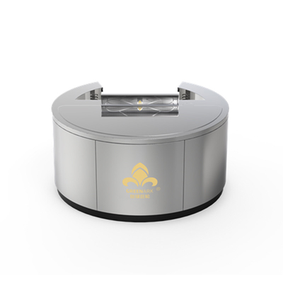 Round Teppanyaki Grill Table può essere personalizzato in dimensioni e metodo di scarico fumo (secondo le esigenze)hibachi griglia