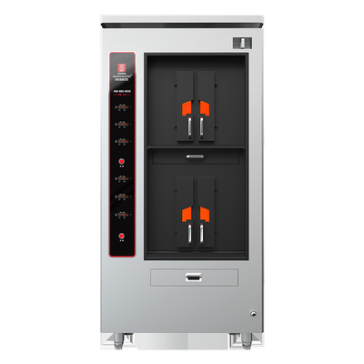 Grill elettrico per pesce commerciale con doppio strato 4 compartimenti 4 pesci alla volta