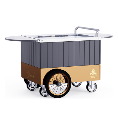 GOLDEN Mobile Teppanyaki Grill controllo della temperatura intelligente e preciso libera circolazione Food grade board Hibachi Grill Table